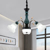 Bowl Metal Down Pendant Chandelier Countryside 3-Light Lamp - Rebooters