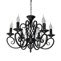 6/8-Bulb Ceiling Chandelier Minimalism Candle Style Light - Rebooters