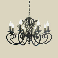 6/8-Bulb Ceiling Chandelier Minimalism Candle Style Light - Rebooters