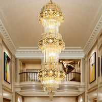 8-Light Fluted Clear Glass Rods Chandelier Retro Pendant Light - Rebooters