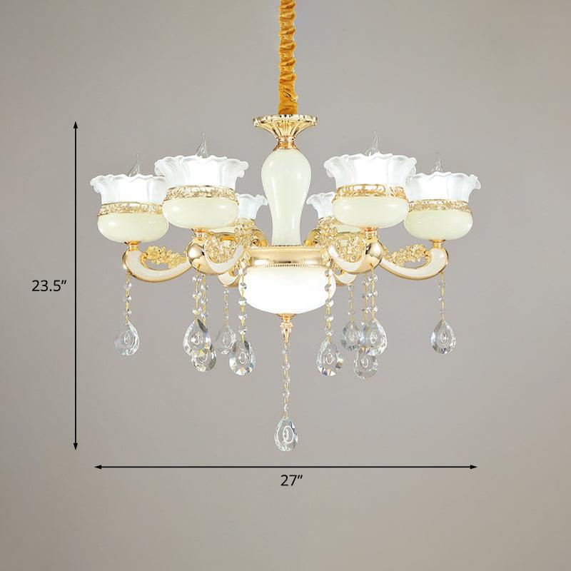 6 Heads Chandelier Lighting Modern Bedroom Ceiling Pendant - Rebooters
