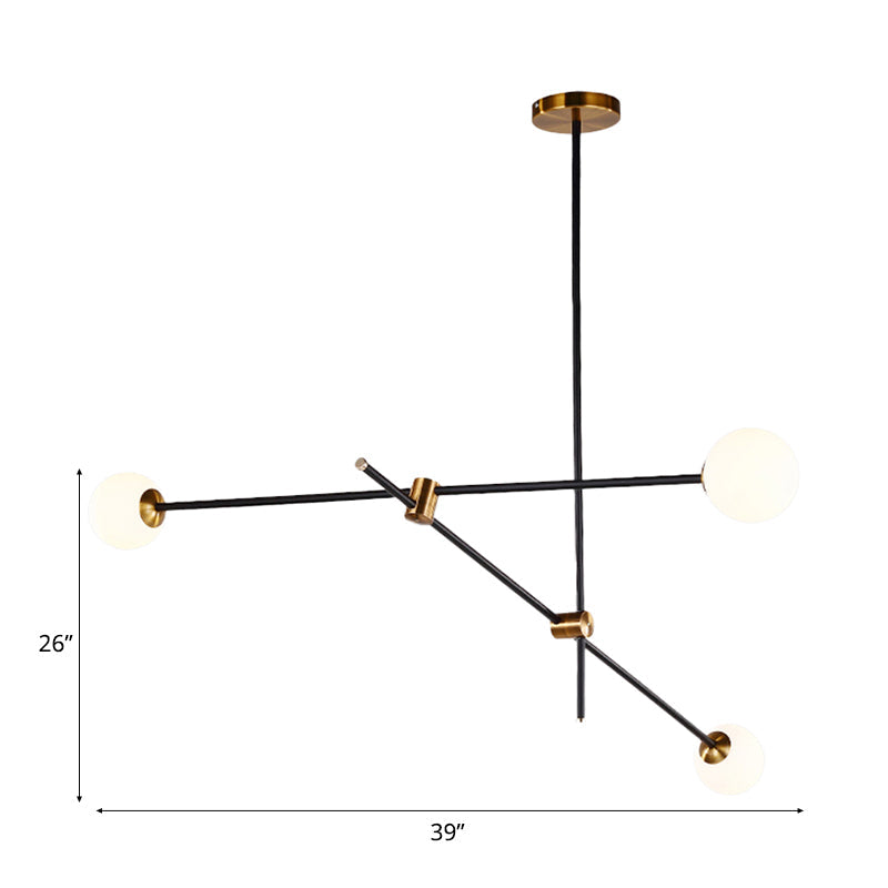 Modernist Exposed Ceiling Lamp Metallic Black Pendant Lighting - Rebooters