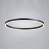 1/2/3-Ring Living Room Ceiling Light Black Chandelier - Rebooters