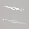 25.5"/39" Wide Acrylic Curly Chandelier LED Ceiling Light - Rebooters
