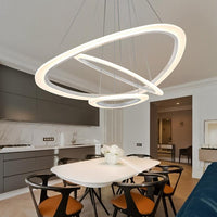 Acrylic Triangle Chandelier Lighting Fixture Modern LED Ceiling Pendant - Rebooters