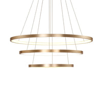 23.5"/31.5" Dia Gold Loop Chandelier Modern LED Ceiling Light - Rebooters