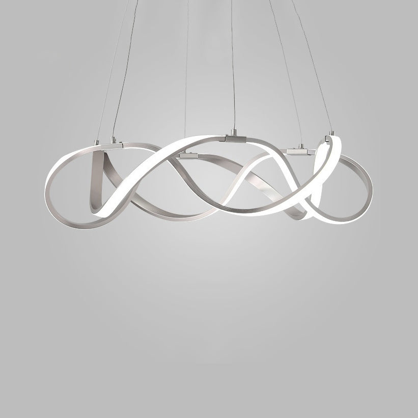 Twisting Acrylic Ceiling Light Modern LED Chandelier Pendant - Rebooters