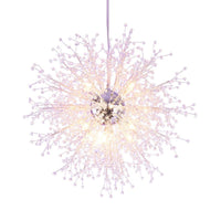 8/12 Lights Indoor Ceiling Fixture with Firework Crystal Shade - Rebooters