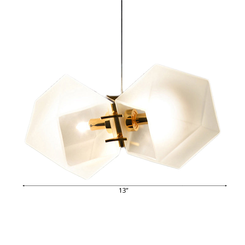 2/4/6 Lights Living Room Chandelier with Geometric Shade - Rebooters