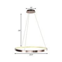 16"/23.5"/31.5" Dia Modern LED Chandelier Light Fixture - Rebooters