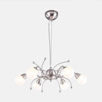 6/8 Lights Dining Room Chandelier Light with Globe Shade - Rebooters