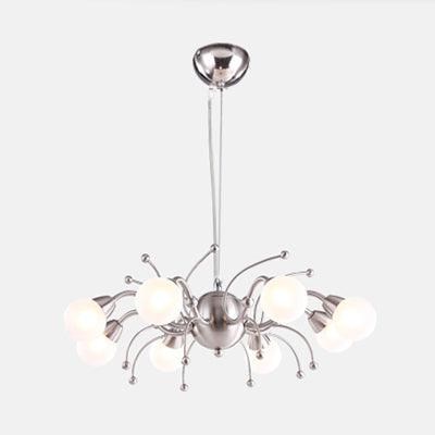 6/8 Lights Dining Room Chandelier Light with Globe Shade - Rebooters