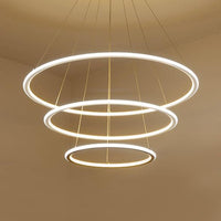 1/2/3 Lights Living Room Ceiling Pendant Circle Acrylic Shade - Rebooters