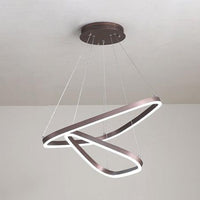 Acrylic Triangle LED Drop Pendant Contemporary Chandelier - Rebooters