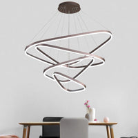 Acrylic Triangle LED Drop Pendant Contemporary Chandelier - Rebooters