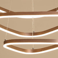 Acrylic Triangle LED Drop Pendant Contemporary Chandelier - Rebooters