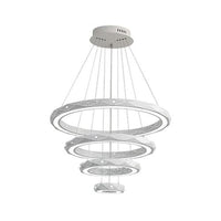 1/2/3-Light Dining Room Pendant Light with Ring Acrylic Shade - Rebooters