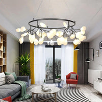 31.5"/35.5" W Leaf-Shaped Pendant Lamp Modern Lighting - Rebooters