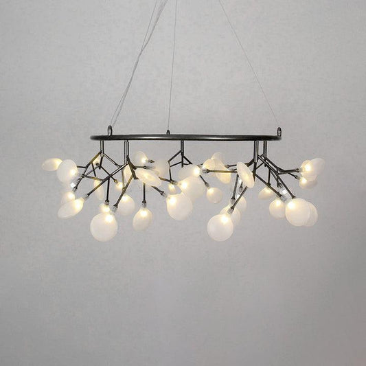 31.5"/35.5" W Leaf-Shaped Pendant Lamp Modern Lighting - Rebooters