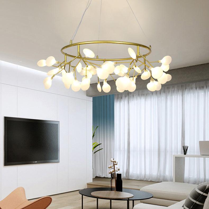 31.5"/35.5" W Leaf-Shaped Pendant Lamp Modern Lighting - Rebooters