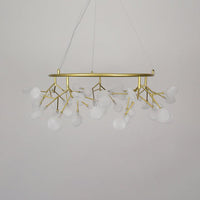 31.5"/35.5" W Leaf-Shaped Pendant Lamp Modern Lighting - Rebooters