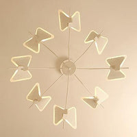 3/6/8 Lights Bedroom Chandelier with Butterfly Acrylic Shade - Rebooters