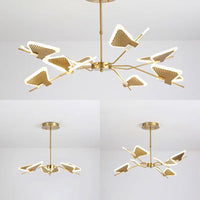 3/6/8 Lights Bedroom Chandelier with Butterfly Acrylic Shade - Rebooters