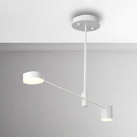 Multi Tiers Asymmetrical Chandelier Light Metal Simple Style - Rebooters