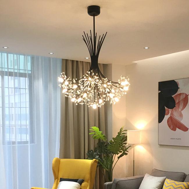 Clear Crystal Beaded Chandelier Lighting Modern 13/19 Lights - Rebooters