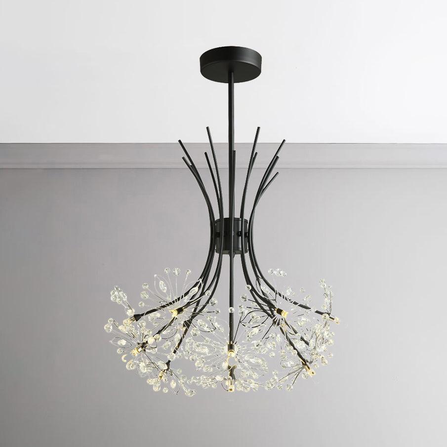 Clear Crystal Beaded Chandelier Lighting Modern 13/19 Lights - Rebooters