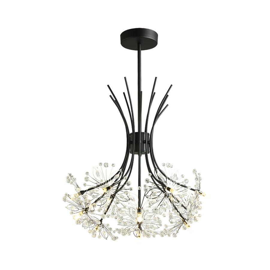 Clear Crystal Beaded Chandelier Lighting Modern 13/19 Lights - Rebooters