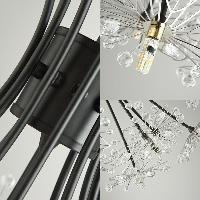 Clear Crystal Beaded Chandelier Lighting Modern 13/19 Lights - Rebooters