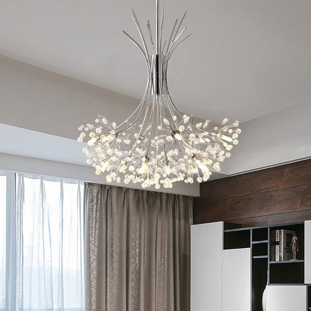 Clear Crystal Beaded Chandelier Lighting Modern 13/19 Lights - Rebooters