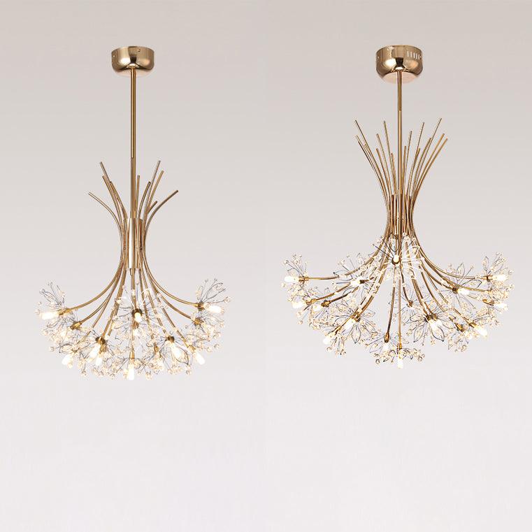 Clear Crystal Beaded Chandelier Lighting Modern 13/19 Lights - Rebooters