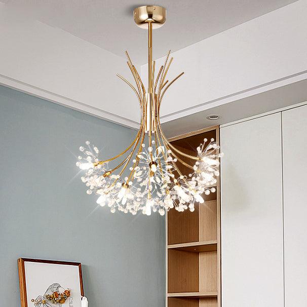 Clear Crystal Beaded Chandelier Lighting Modern 13/19 Lights - Rebooters