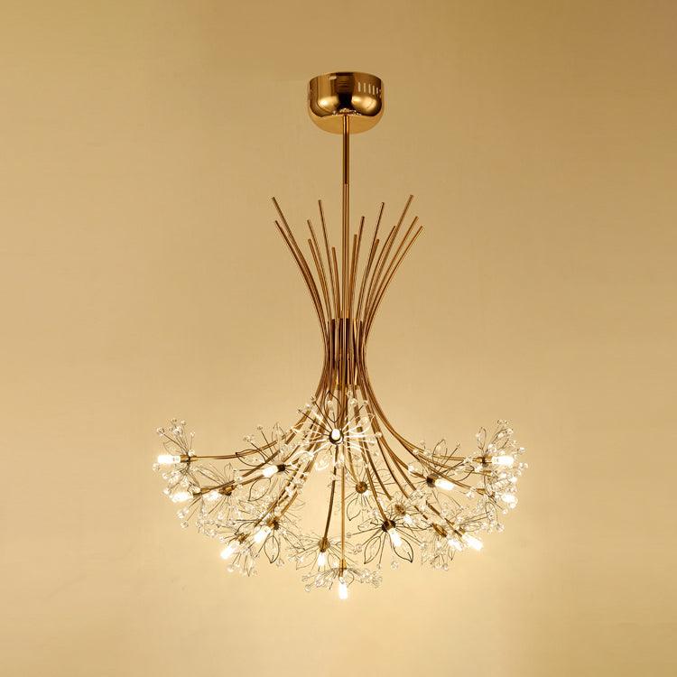 Clear Crystal Beaded Chandelier Lighting Modern 13/19 Lights - Rebooters