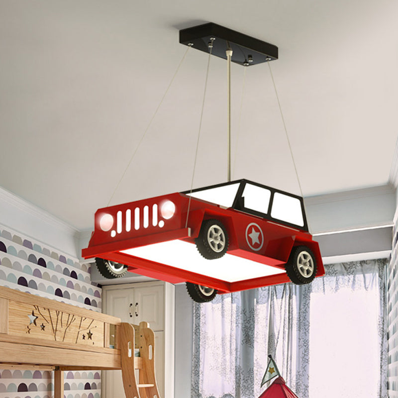LED Boys Bedroom Ceiling Chandelier Cartoon Light Pendant - Rebooters