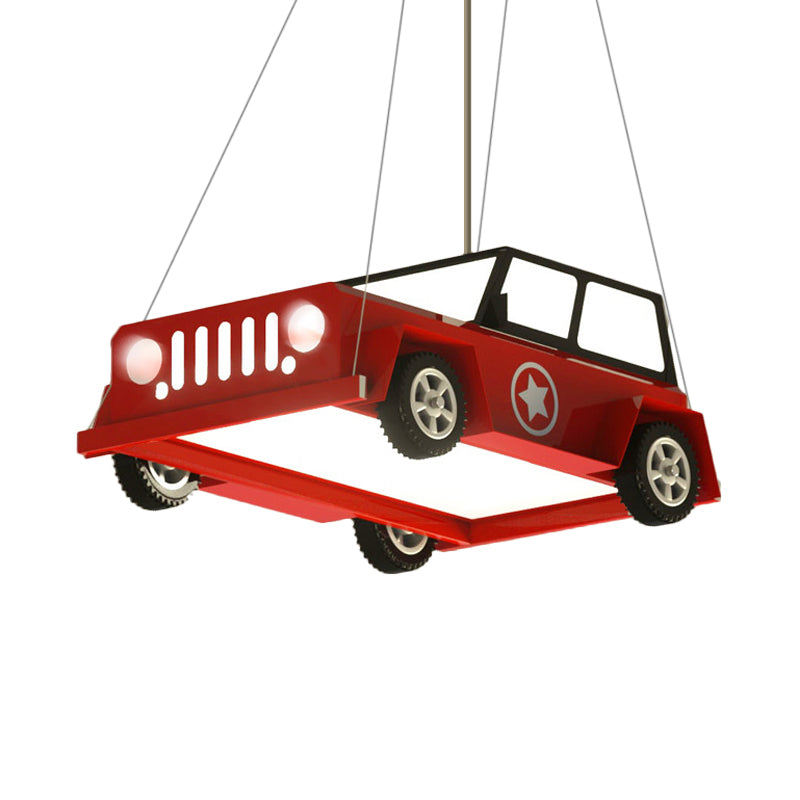 LED Boys Bedroom Ceiling Chandelier Cartoon Light Pendant - Rebooters