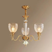 Bell Dining Room Up Chandelier Modern Gridded K9 Crystal - Rebooters