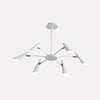 Black/White Spider Ceiling Lamp 6/8 Lights Modern Chandelier - Rebooters