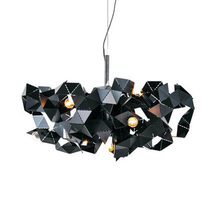 Aluminum Abstract Ceiling Pendant 6 Lights Post Modern Metal Lamp - Rebooters