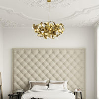 Aluminum Abstract Ceiling Pendant 6 Lights Post Modern Metal Lamp - Rebooters