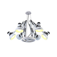 6-Light Dome Pendant Lighting with Spider Design Chandelier - Rebooters