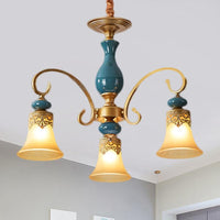 3/5/6-Bulb Suspension Pendant Light Countryside Metal Chandelier - Rebooters