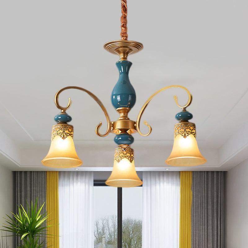 3/5/6-Bulb Suspension Pendant Light Countryside Metal Chandelier - Rebooters