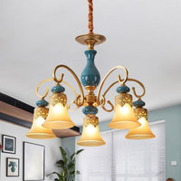 3/5/6-Bulb Suspension Pendant Light Countryside Metal Chandelier - Rebooters