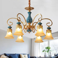3/5/6-Bulb Suspension Pendant Light Countryside Metal Chandelier - Rebooters