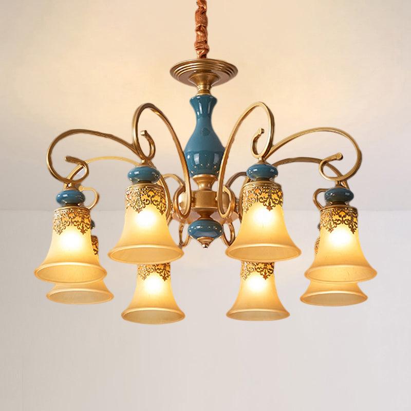 3/5/6-Bulb Suspension Pendant Light Countryside Metal Chandelier - Rebooters