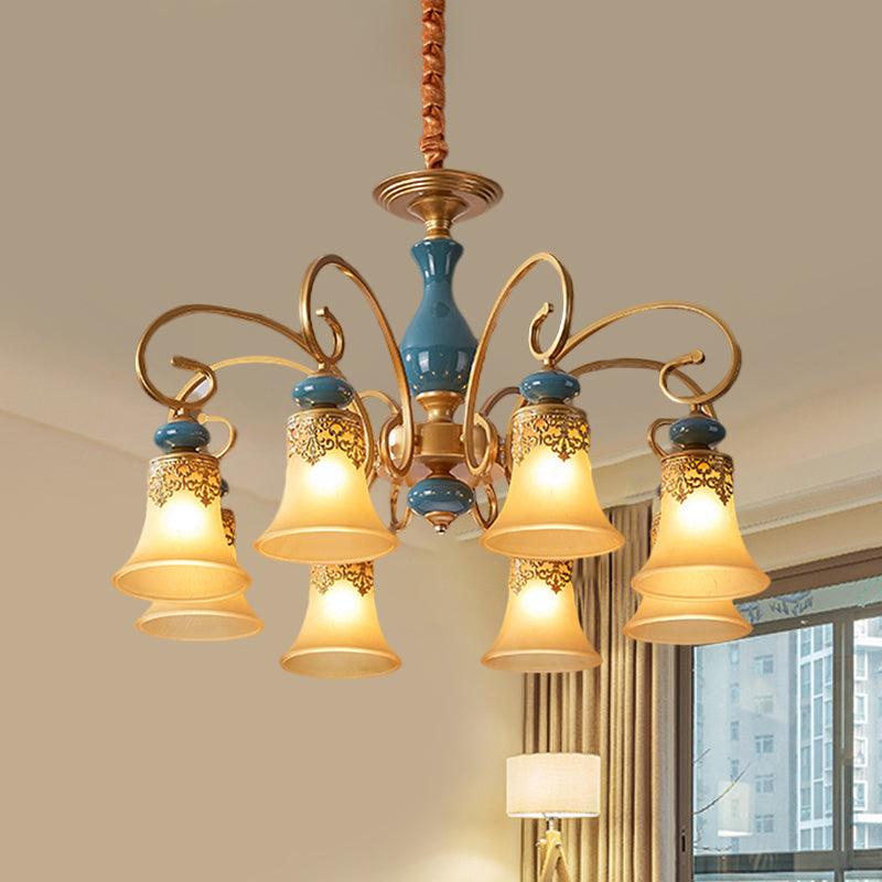 3/5/6-Bulb Suspension Pendant Light Countryside Metal Chandelier - Rebooters