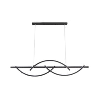 3-Arched Line Restaurant Chandelier Metal LED Minimalism Light - Rebooters